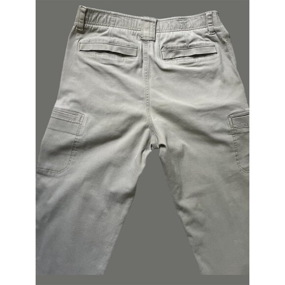 L.L. Bean Mens Beige Utility Cargo Pants With Side Pockets & Belt Loops - Picture 3 of 13